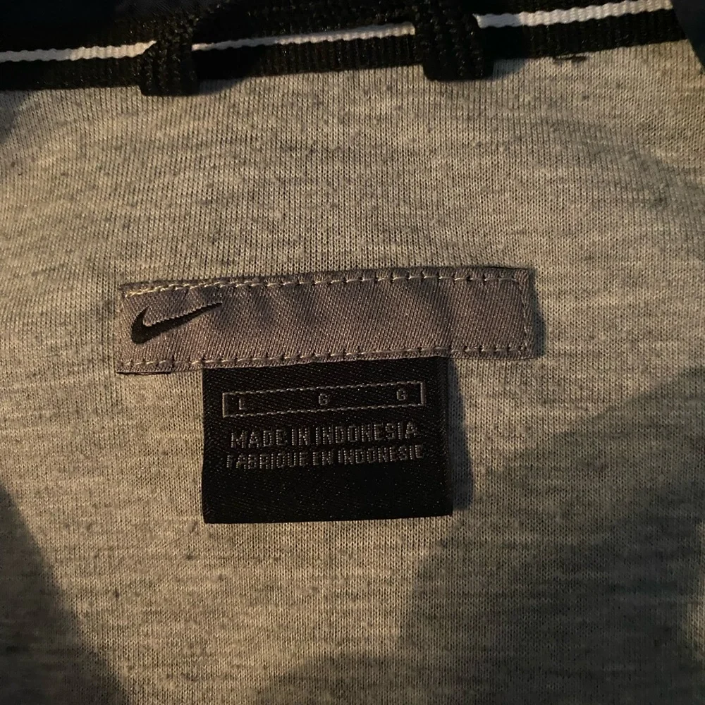 Vintage Nike Windbreaker Track Jacket Hoodie Large Grey Tag Athleisure Y2K‎